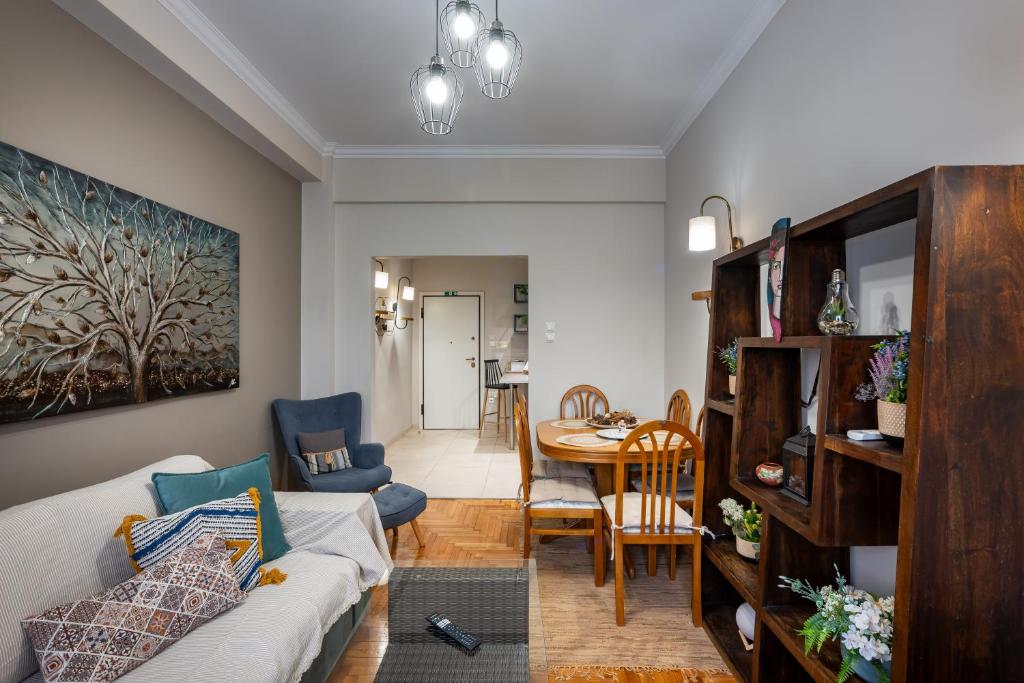 Posedenie v ubytovaní Fully renovated flat close to Uni & hospitals