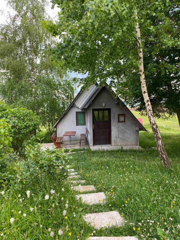 Zahrada ubytování Family farm Jezera
