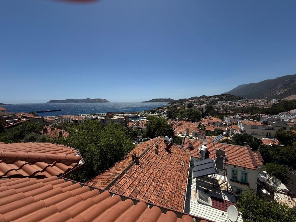 a view from the roof of a building at The Townhouse Apartment in Kas