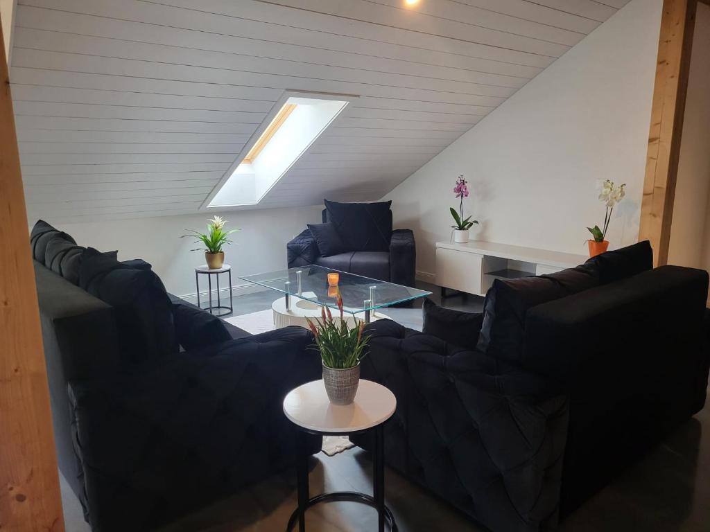 Posezení v ubytování Le loft