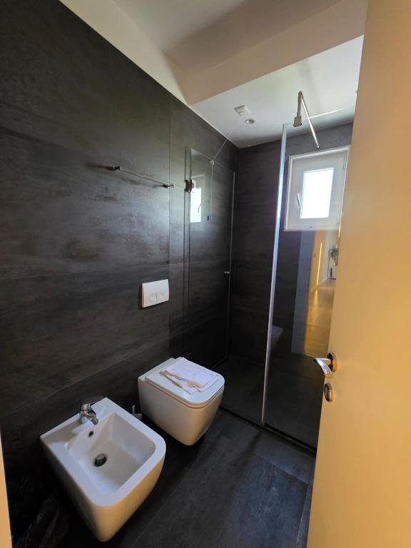 Koupelna v ubytování Orik Hotel & Spa