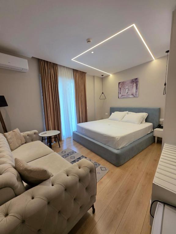 Postel nebo postele na pokoji v ubytování Orik Hotel & Spa
