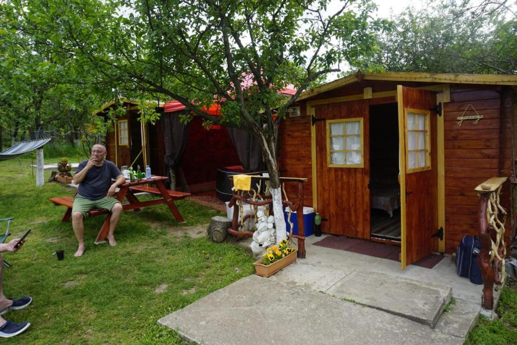 Zahrada ubytování CABANE Nadejda SPERANTA