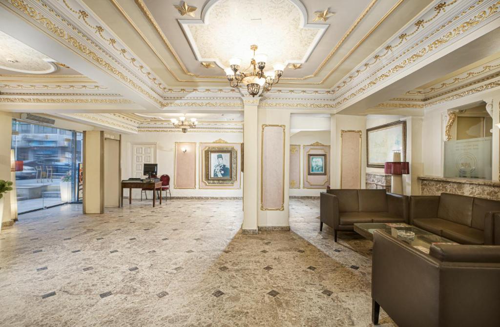 Posezení v ubytování Kanzy Hotel Cairo