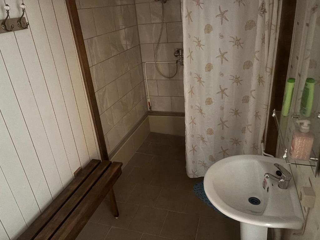 Koupelna v ubytování Peipsi Talu majake