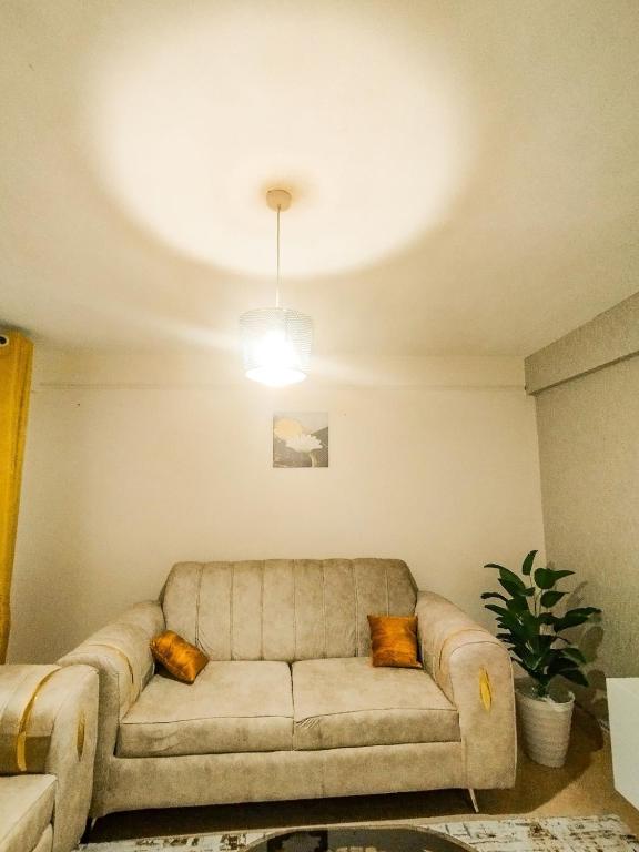 Posezení v ubytování Cosy Homes Eldoret