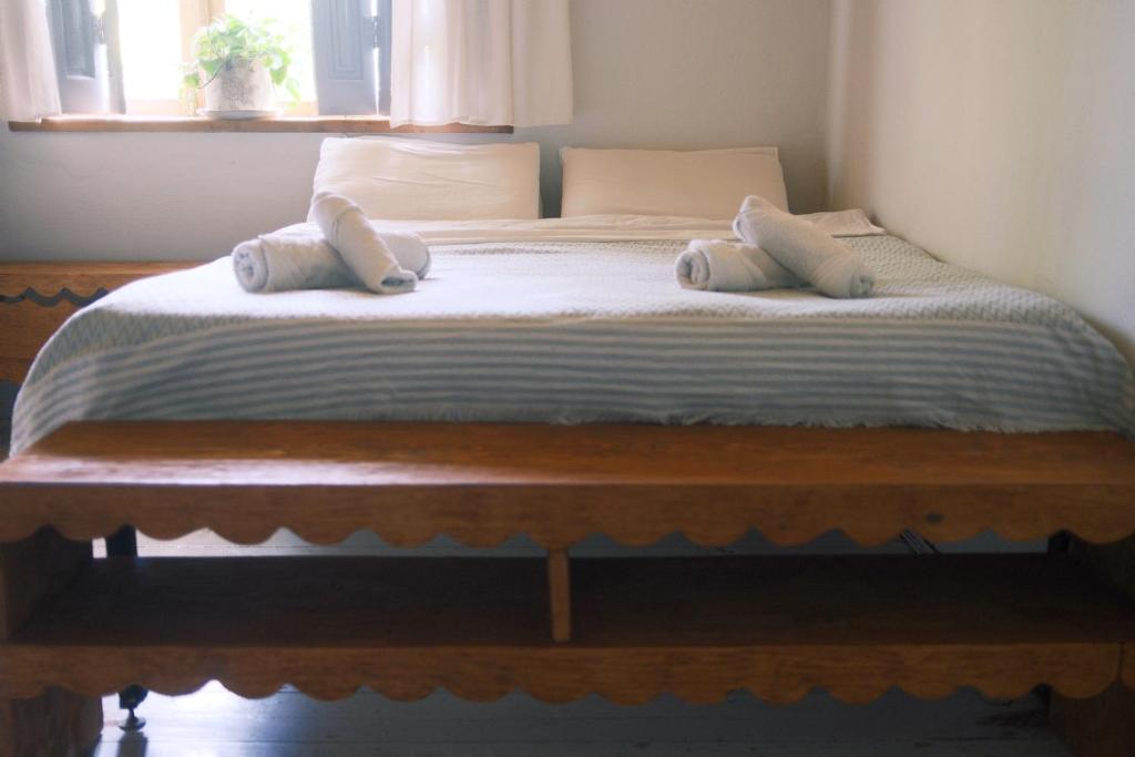 Letto o letti in una camera di Karma Hostel