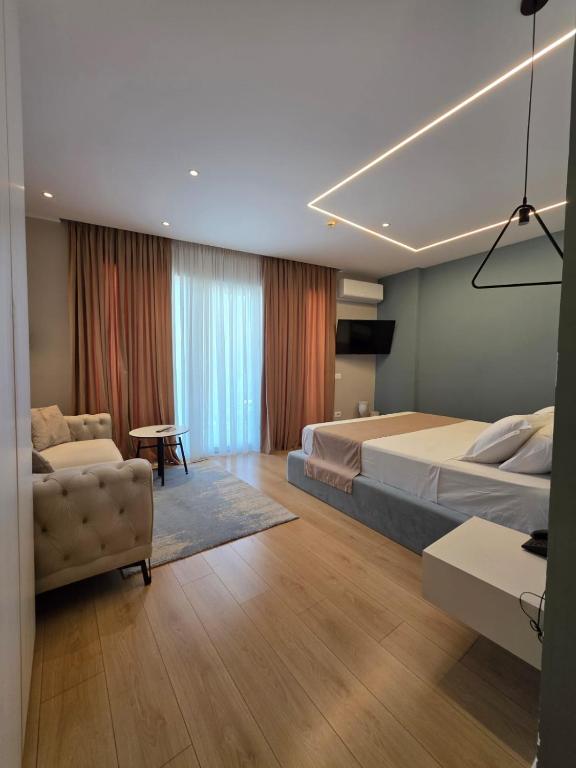 Postel nebo postele na pokoji v ubytování Orik Hotel & Spa