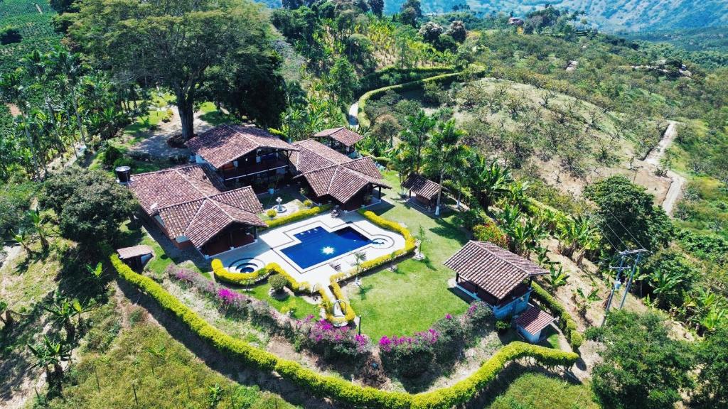 Příroda nedaleko vily