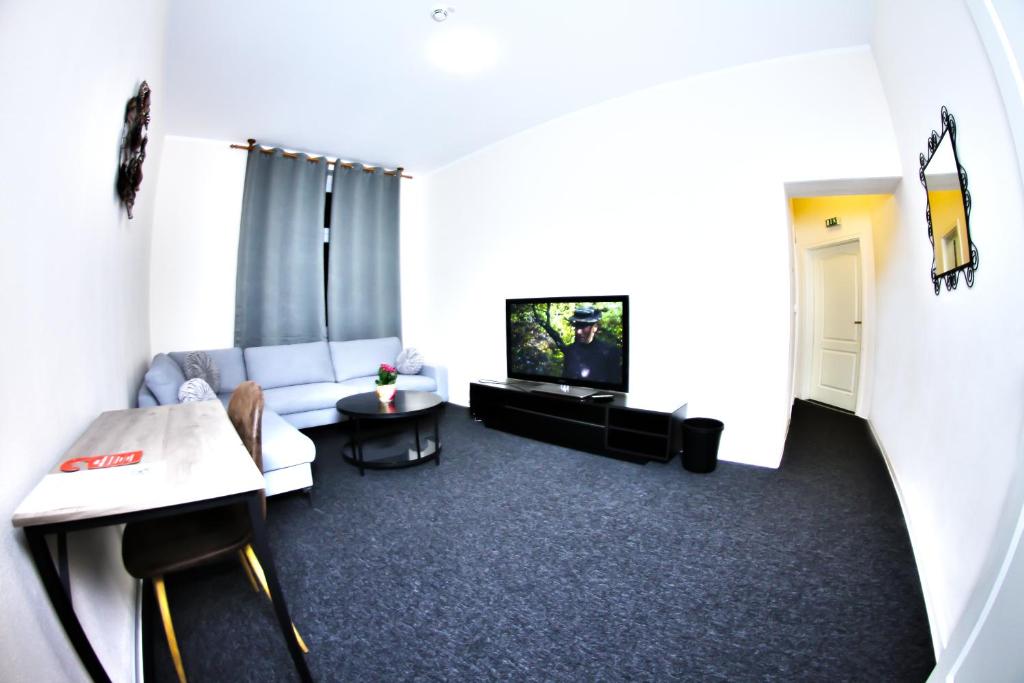 Posezení v ubytování Hotel Karlshorst