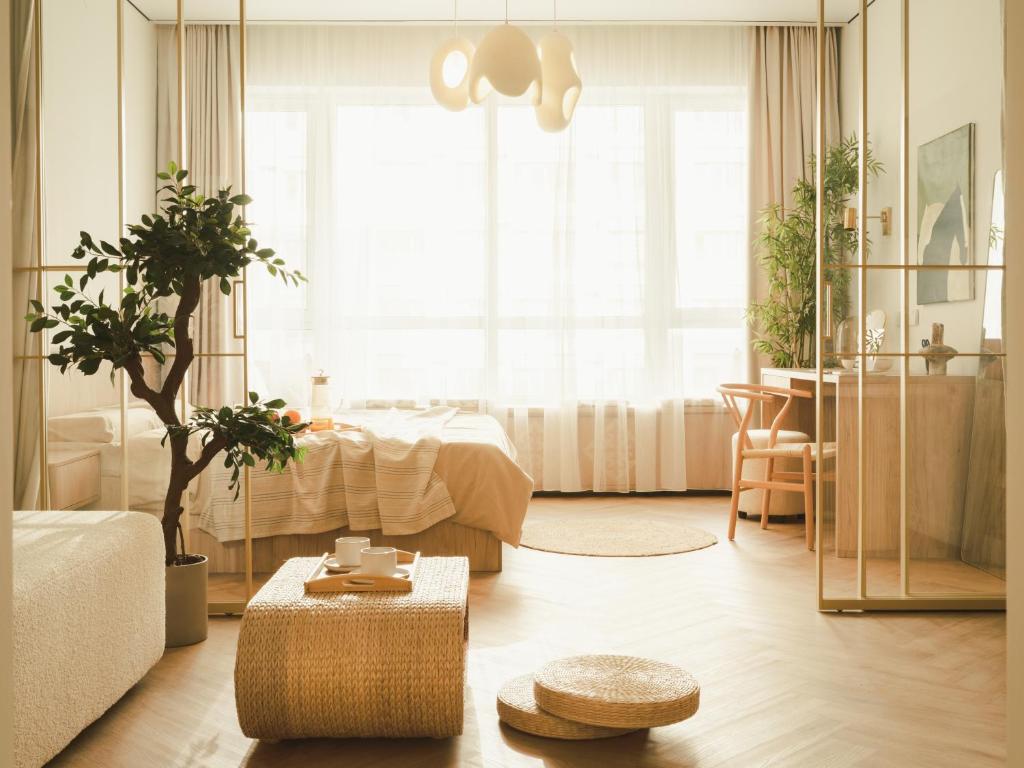 ADT apartments - Japandi in Meridian در آلماتی