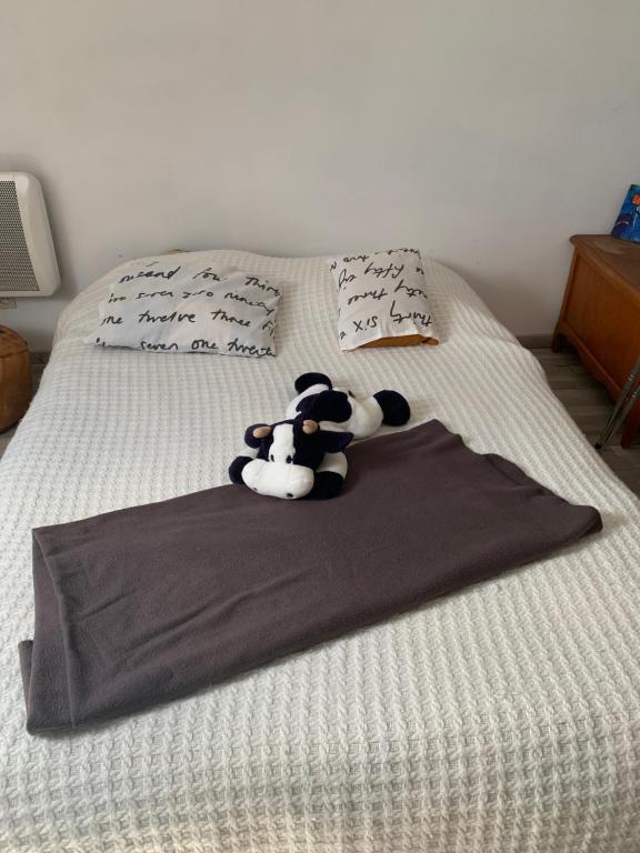 Postel nebo postele na pokoji v ubytování Lebreton