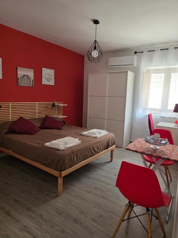 Postel nebo postele na pokoji v ubytování B&B Home Visit