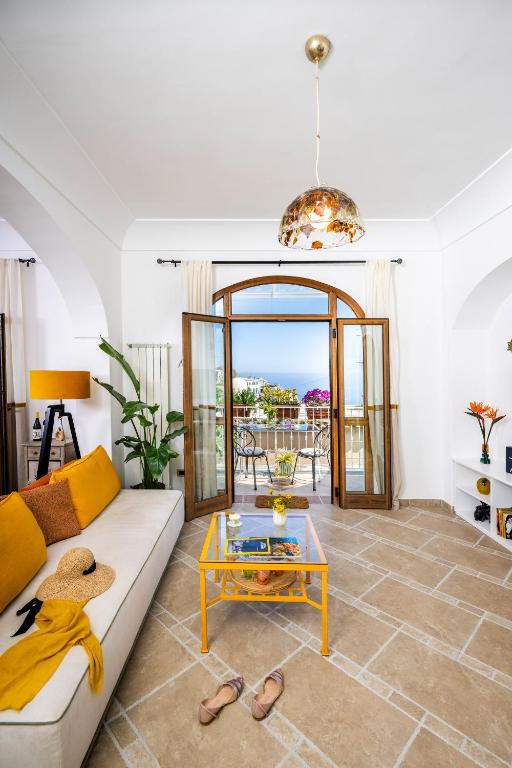 Posezení v ubytování Casa Giulia Positano