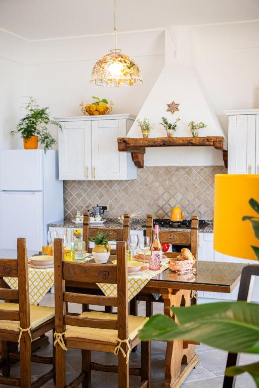 Kuchyň nebo kuchyňský kout v ubytování Casa Giulia Positano