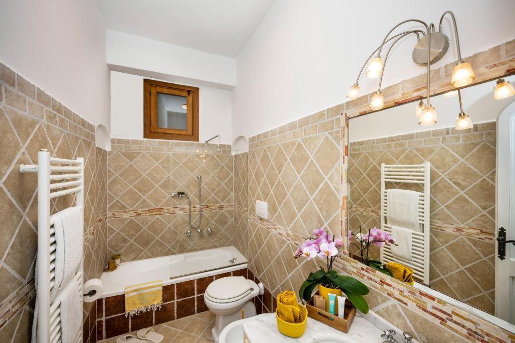 Koupelna v ubytování Casa Giulia Positano