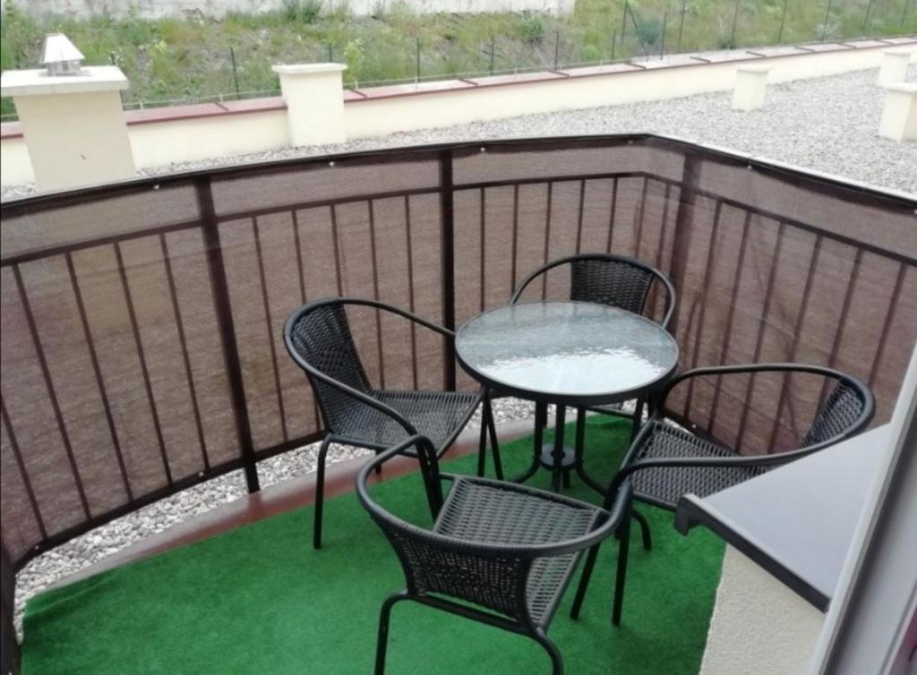 Balkón alebo terasa v ubytovaní Apartament u Magdy