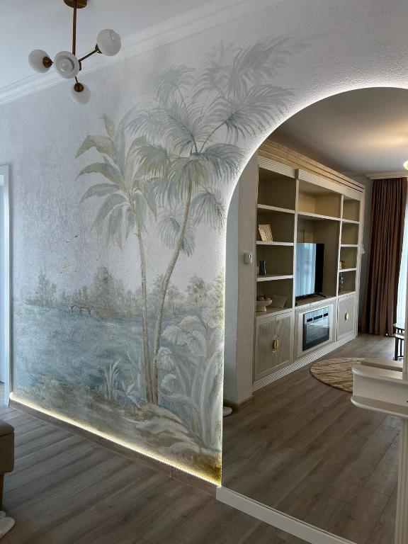 Kuchyň nebo kuchyňský kout v ubytování Bridge Penthouse