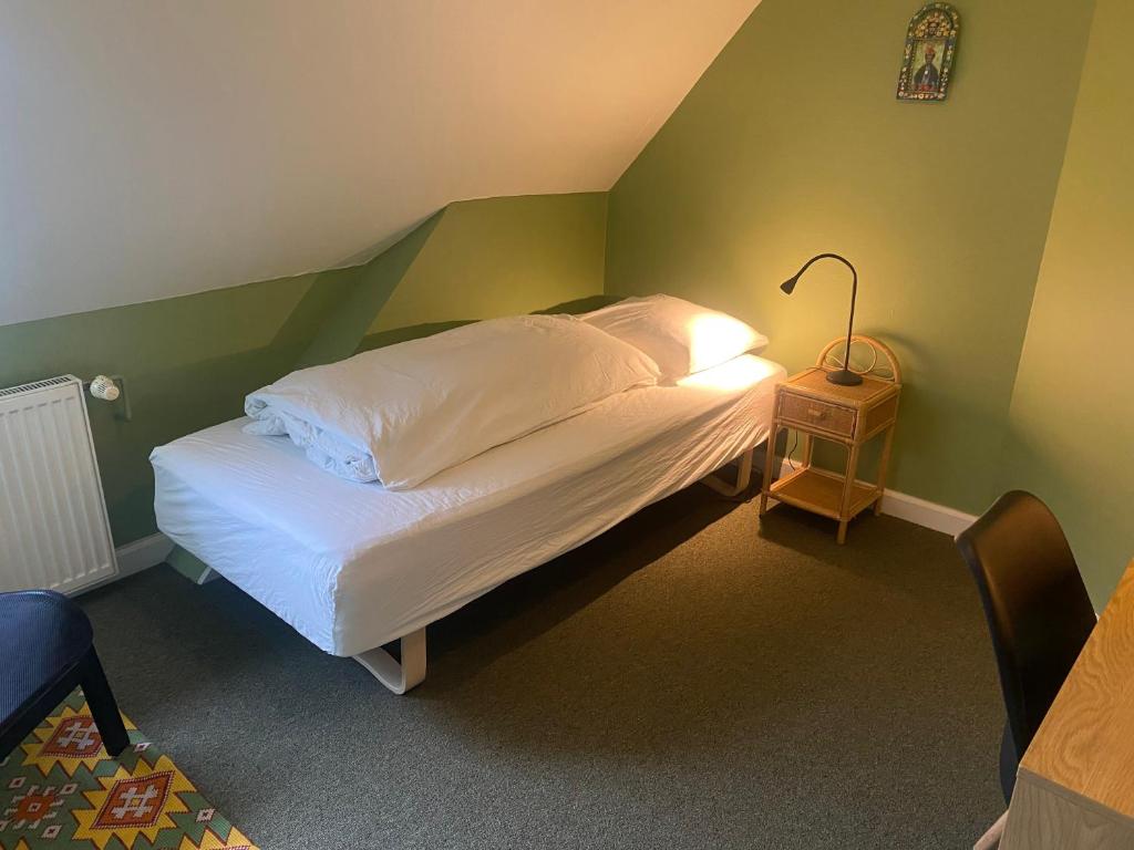 Postel nebo postele na pokoji v ubytování Myrehøj Bed & Breakfast