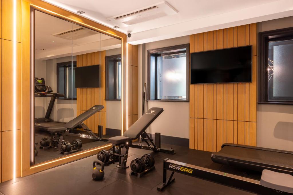 Fitness centrum a/nebo fitness zařízení v ubytování Dylan