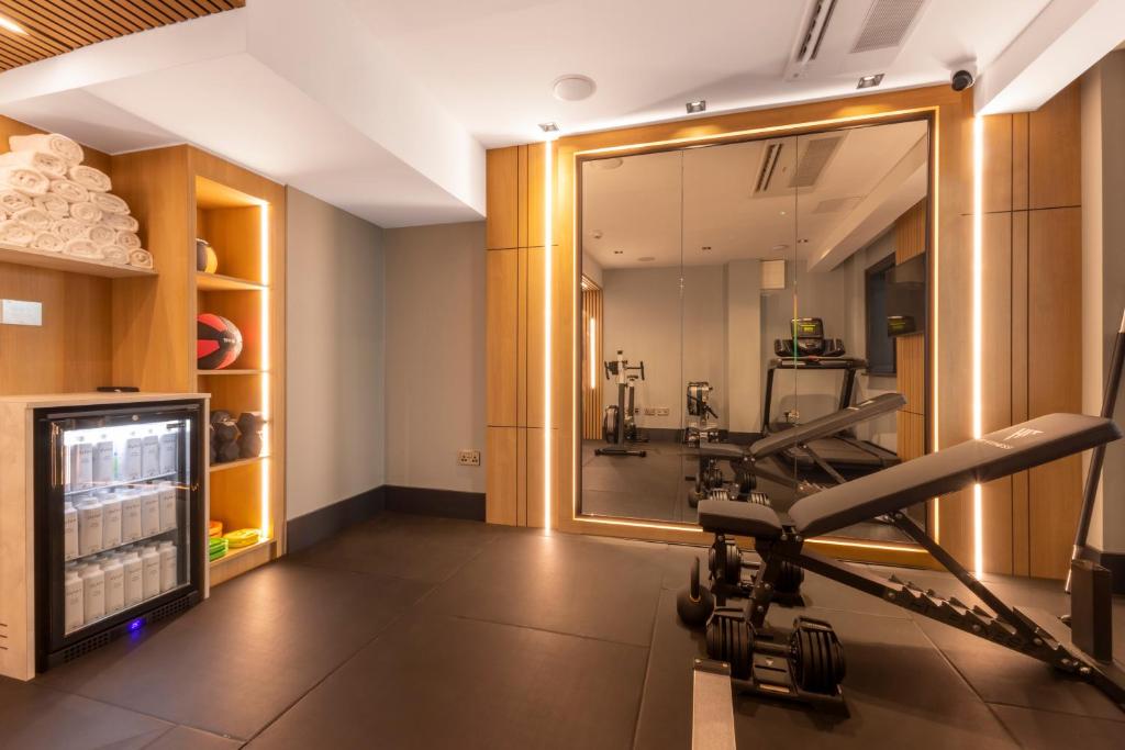 Fitness centrum a/nebo fitness zařízení v ubytování Dylan