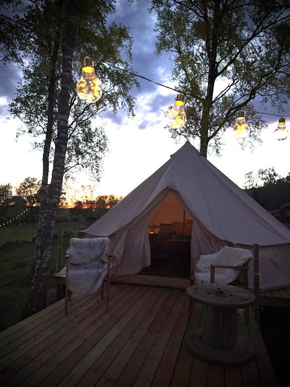 Fotografie z fotogalerie ubytování Glamping med alpackor v destinaci Laholm