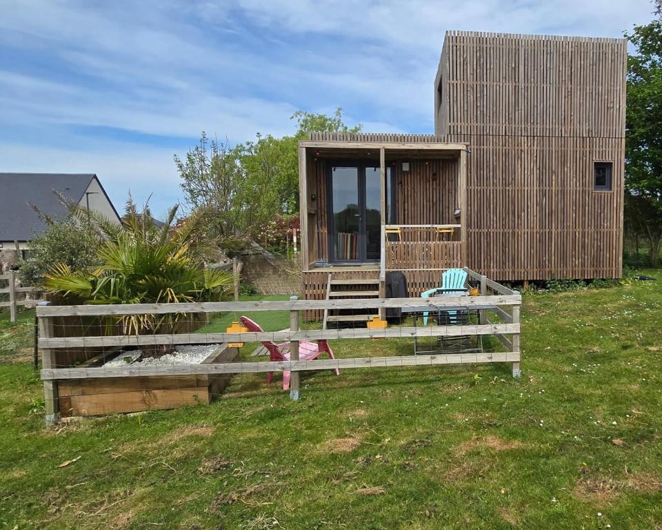 Zahrada ubytování Agréable Tiny house à la campagne