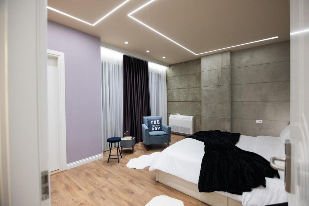 Postel nebo postele na pokoji v ubytování Apartament 2Two Korce