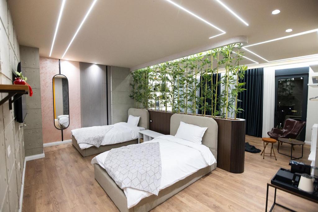Posezení v ubytování Apartament 2Two Korce