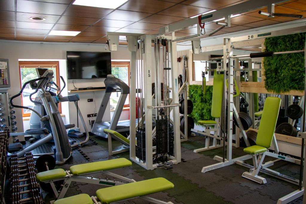 Fitness centrum a/nebo fitness zařízení v ubytování Kokořín Apartments
