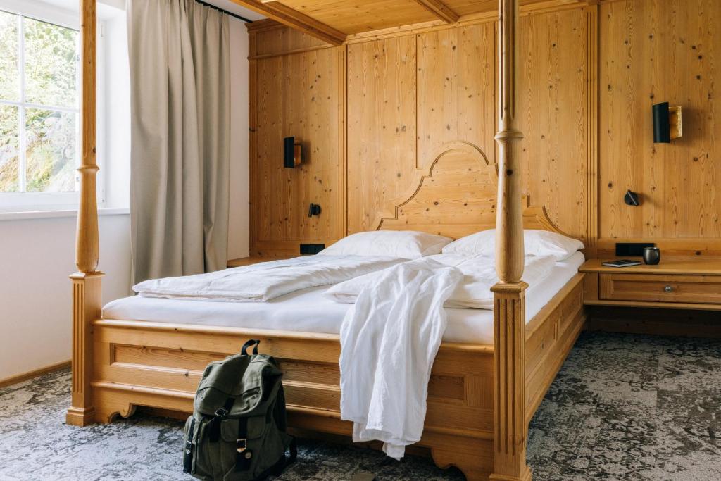Postel nebo postele na pokoji v ubytování Landhaus Sammer