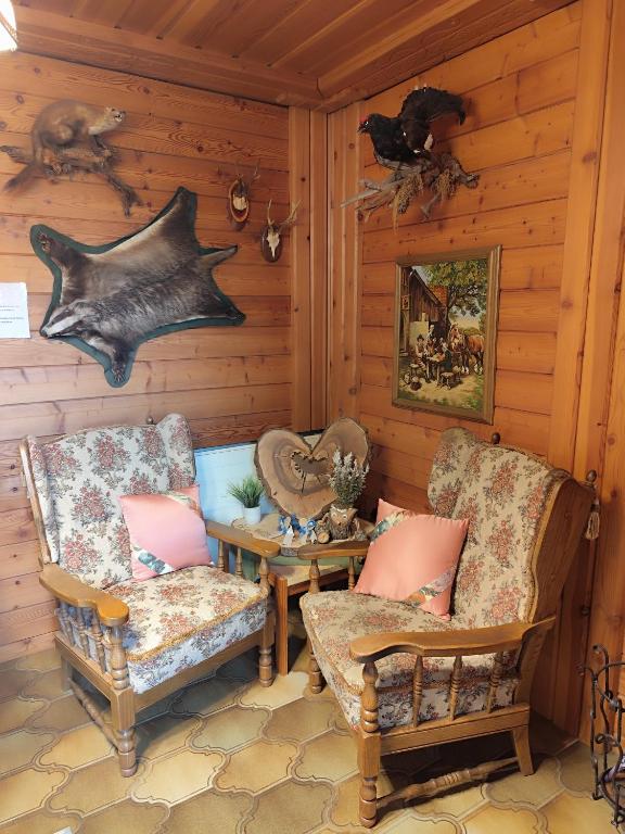 Posezení v ubytování Privatzimmer Pendl