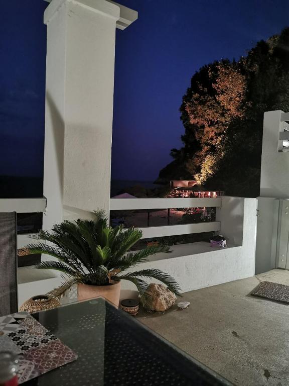 Balkon lub taras w obiekcie Villa Aktaia