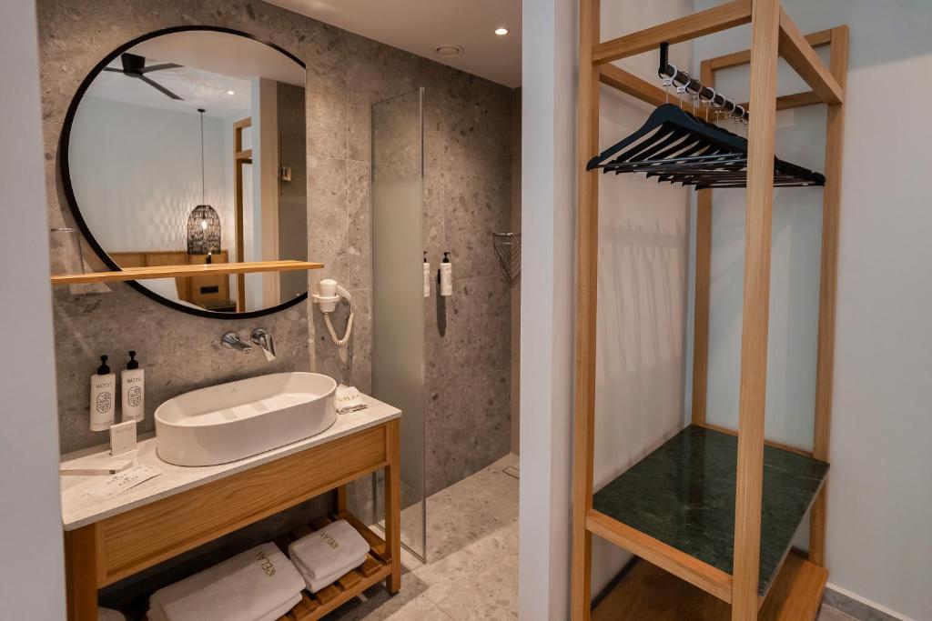 Kúpeľňa v ubytovaní Relax Hotel
