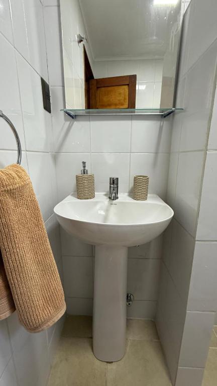 Koupelna v ubytování Tribu