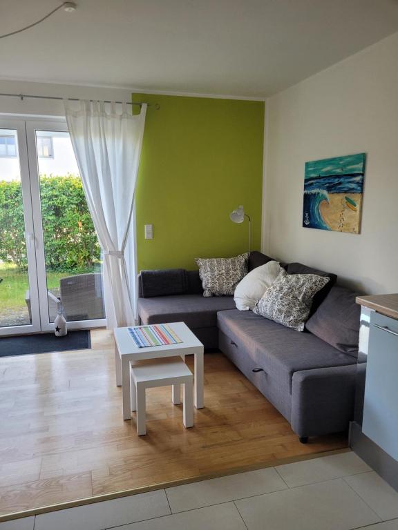 Khu vực ghế ngồi tại Ferienwohnung Ostsee23