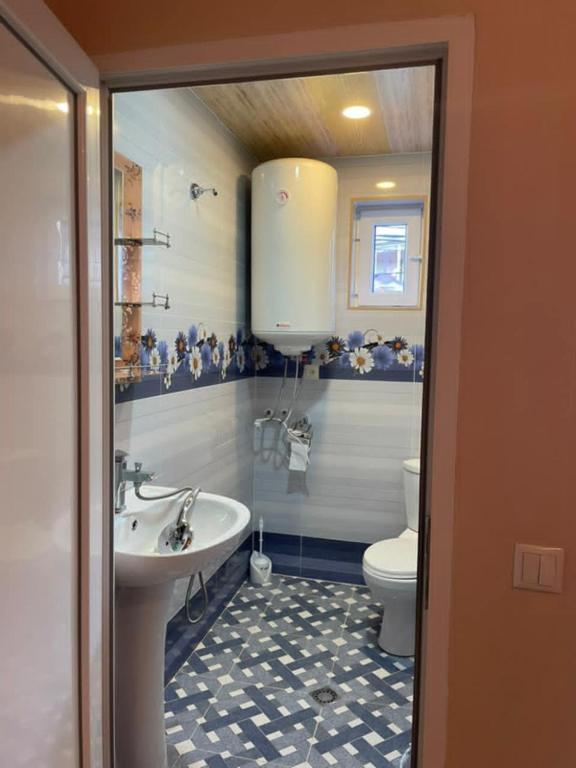 Koupelna v ubytování Guest House Nene