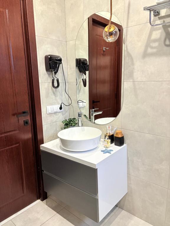 Koupelna v ubytování Devdaraki Apartments N 113