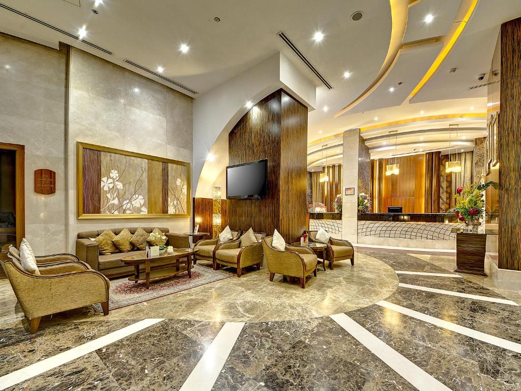 Posezení v ubytování Elaf Kinda Hotel