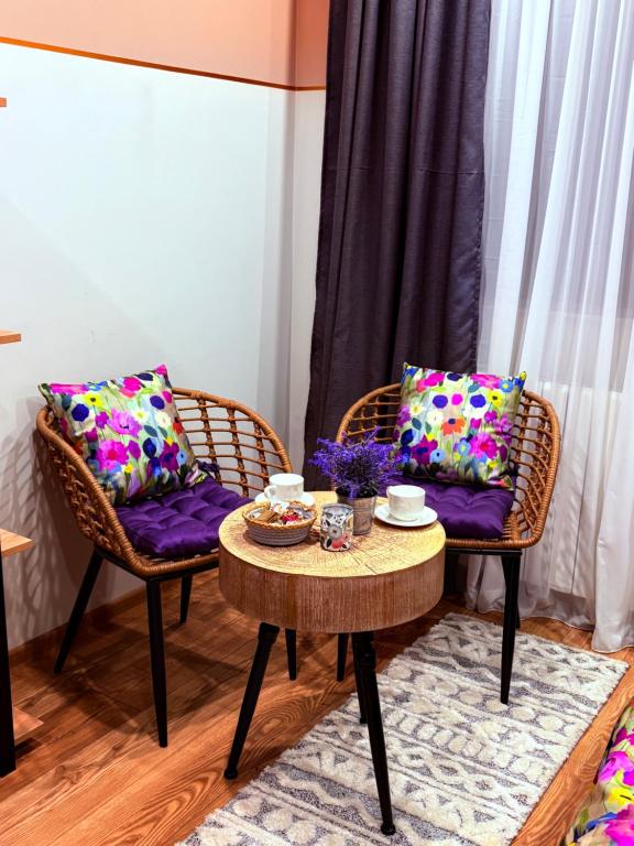 Posezení v ubytování Devdaraki Apartments N 113
