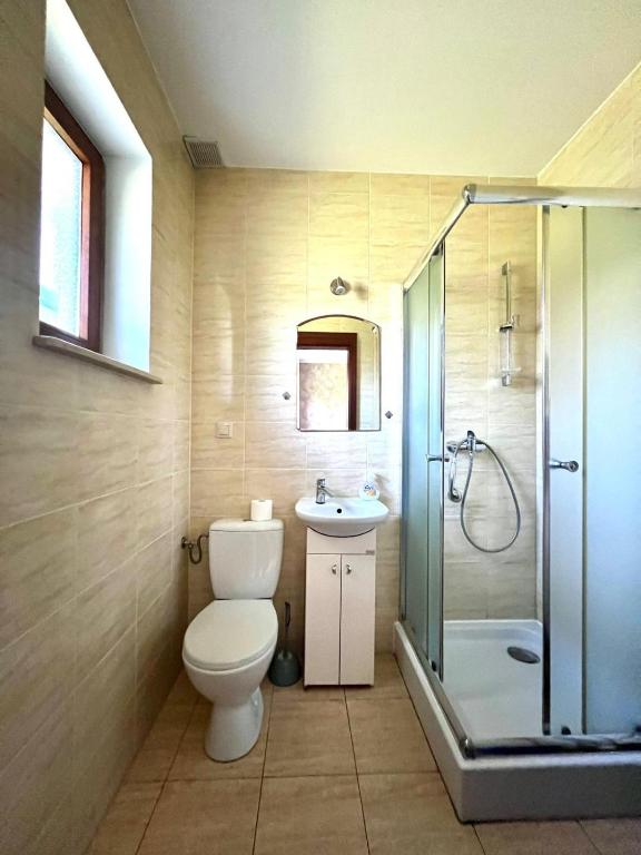 Kúpeľňa v ubytovaní Apartamenty Amber Wyspa