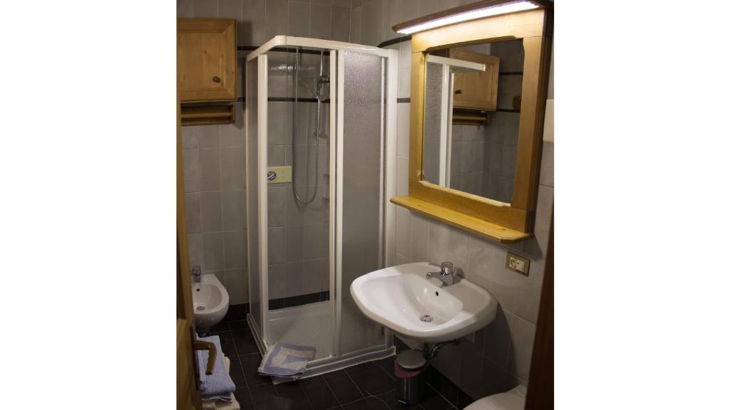 Ванная комната в Cristallo & Faloria Suite Apartments