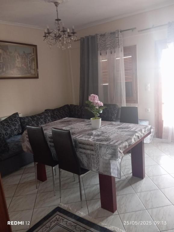 Posezení v ubytování Aggela House