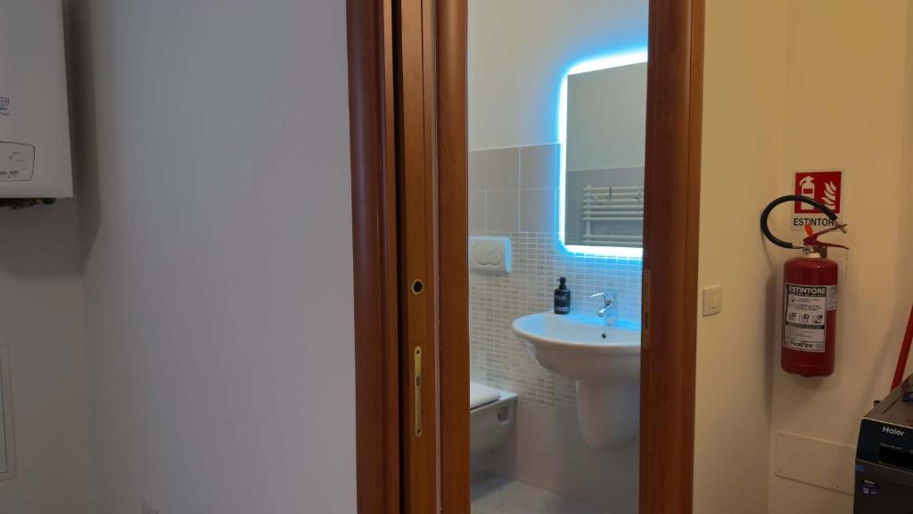 Koupelna v ubytování GM Apartment