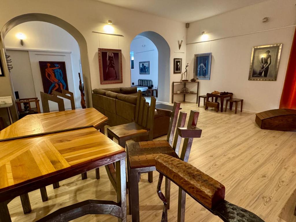 Posezení v ubytování Lupino's gallery apartment - old Town Zadar