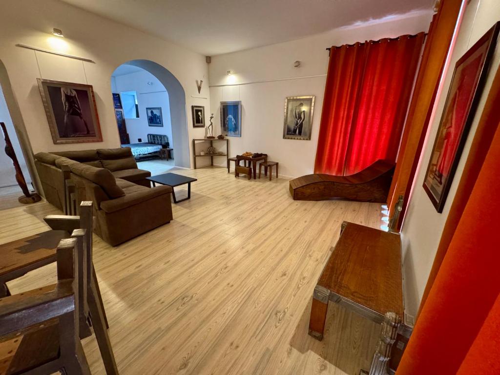 Posezení v ubytování Lupino's gallery apartment - old Town Zadar
