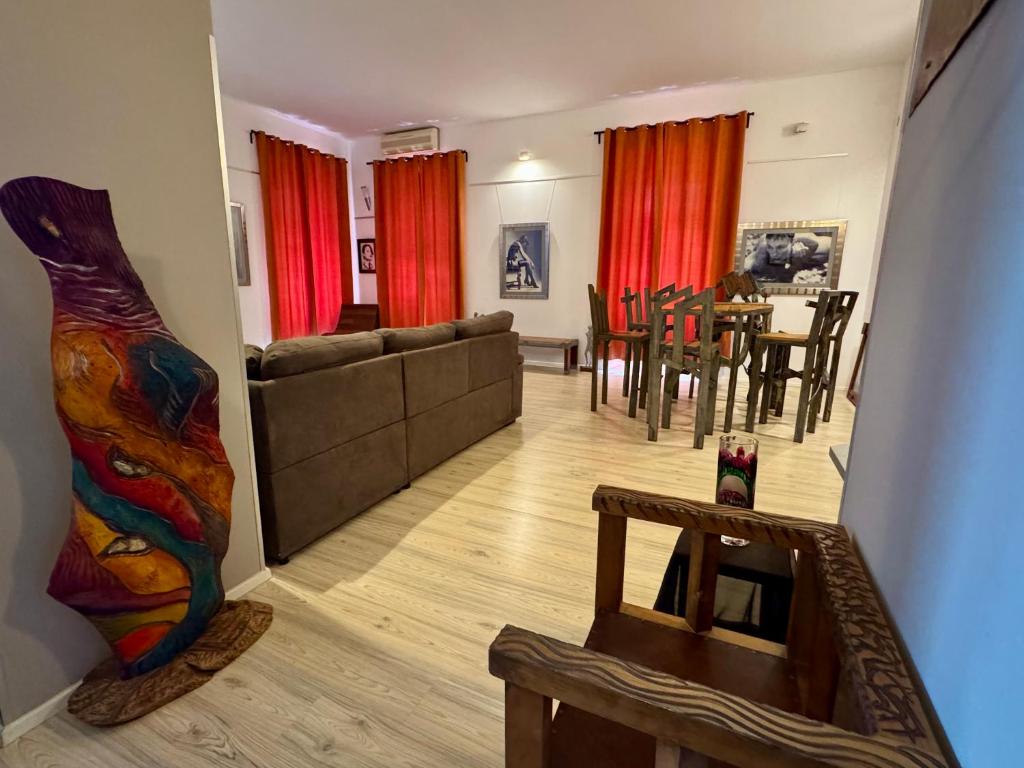 Posezení v ubytování Lupino's gallery apartment - old Town Zadar