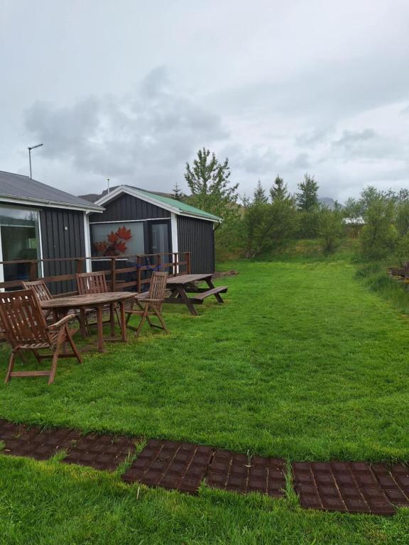 Zahrada ubytování Sólvellir Holiday Home
