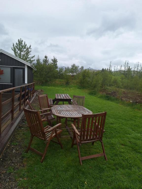 Zahrada ubytování Sólvellir Holiday Home