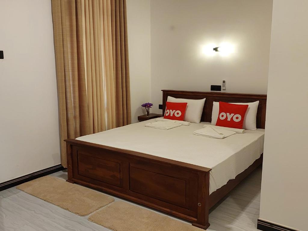 Katil atau katil-katil dalam bilik di Ape Gedara Homestay